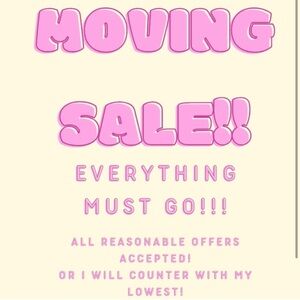 MOVING SALE